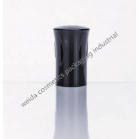 weida N191 black bottle caps hot sales nail polish caps with nail polish brushes for cosmetic packaging